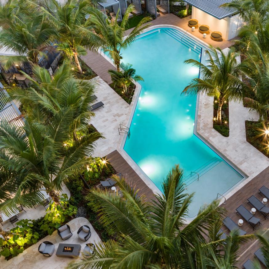 swimming pool modera aventura miami florida apartments
