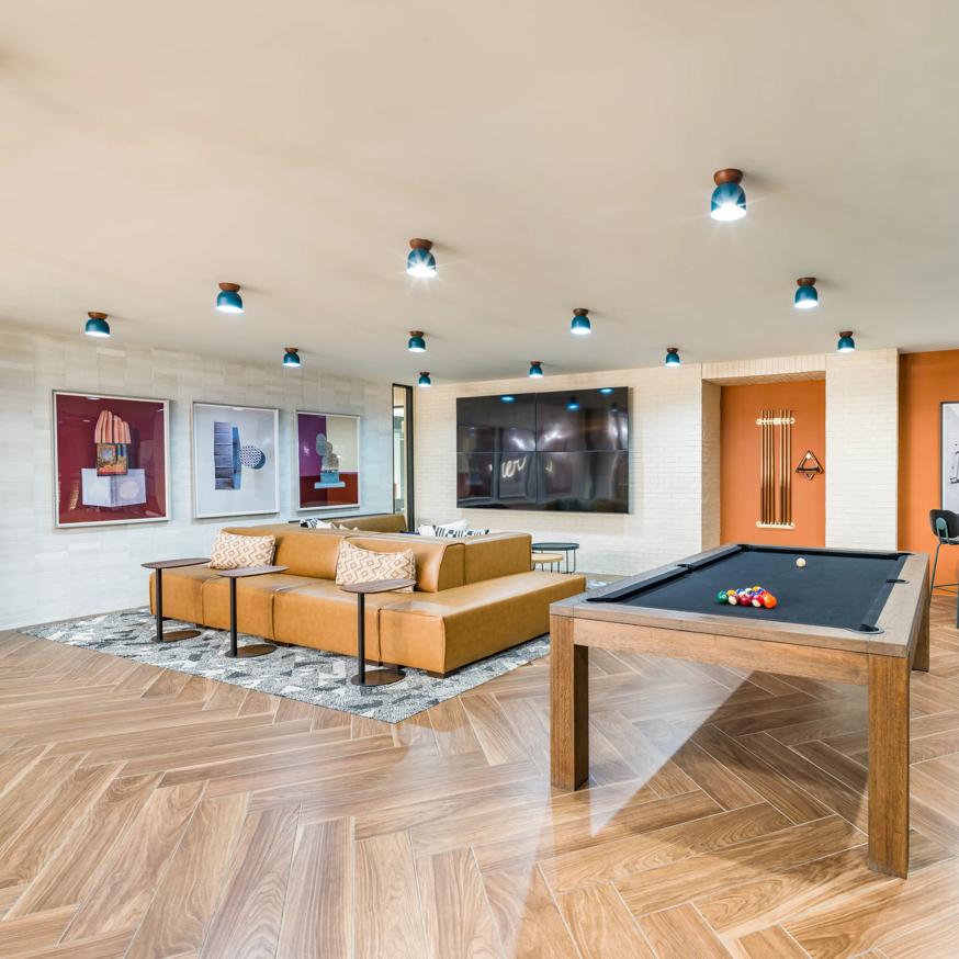 gaming lounge and comfortable lounge seating
