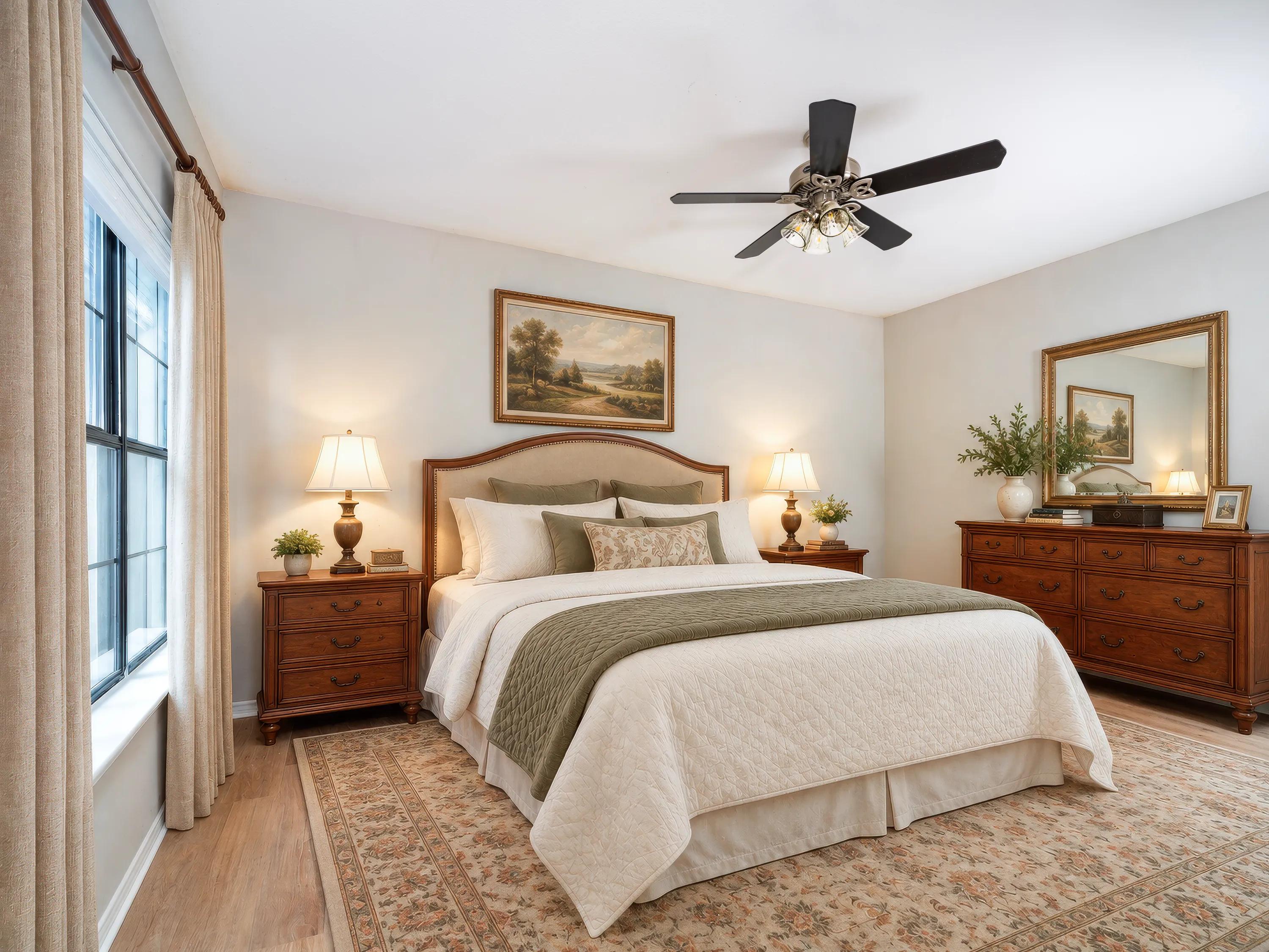 spacious bedroom with large windows alister sunset valley apartment homes for rent in austin tx