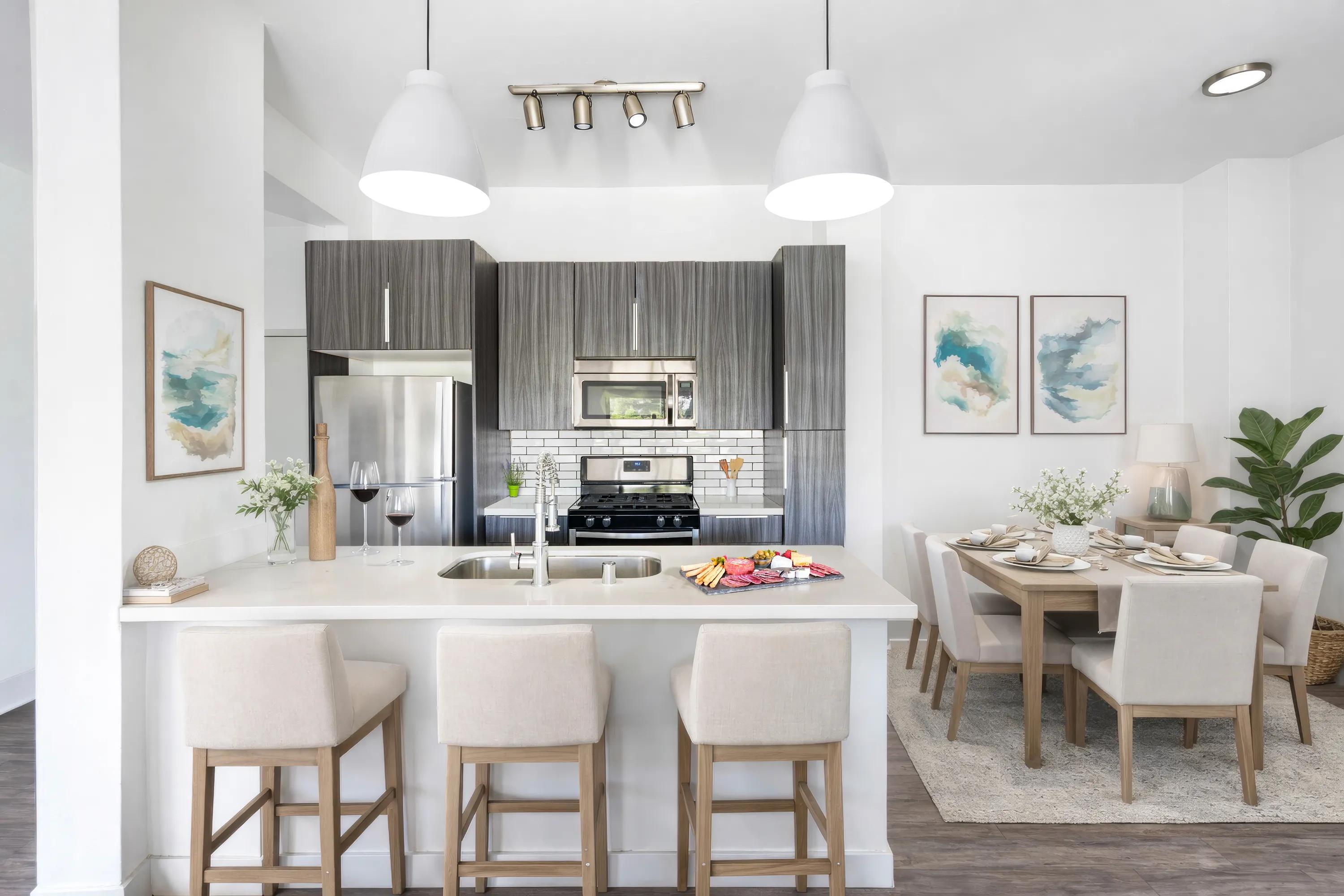 kitchen with stainless steel appliances alister sherman oaks apartments for rent in sherman oaks ca