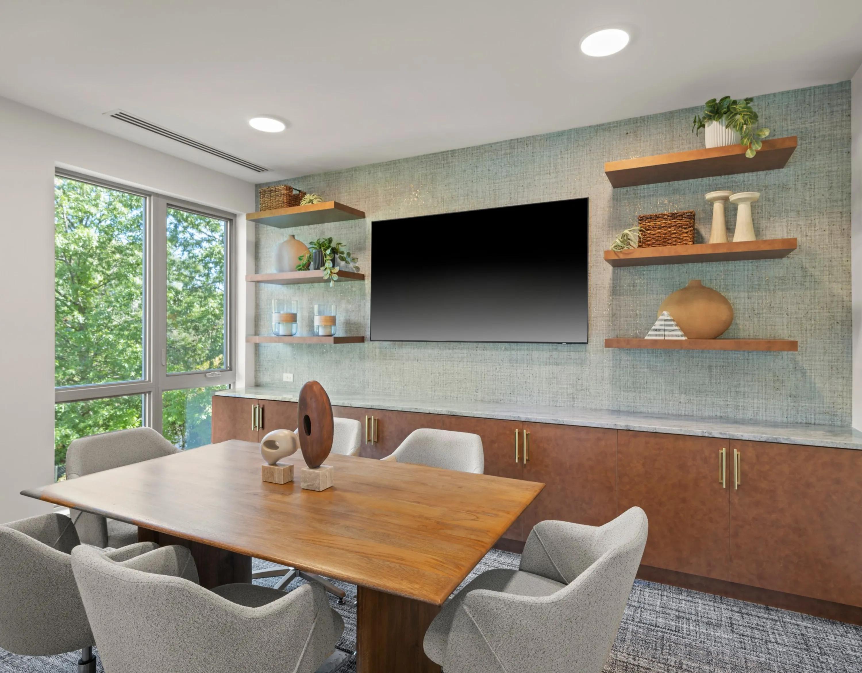 Private conference rooms and private meeting rooms modera newton apartments