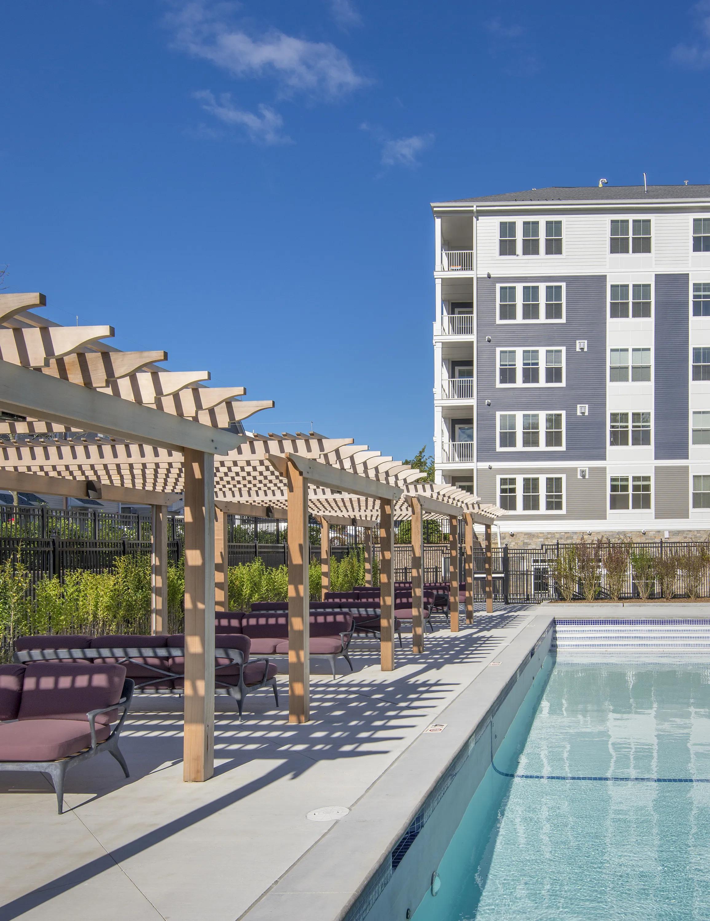 Salt Water Pool and Sun Deck with Covered Seating Options