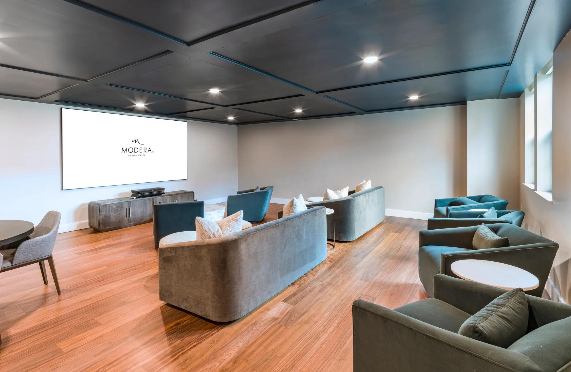 Comfortable clubhouse seating throughout