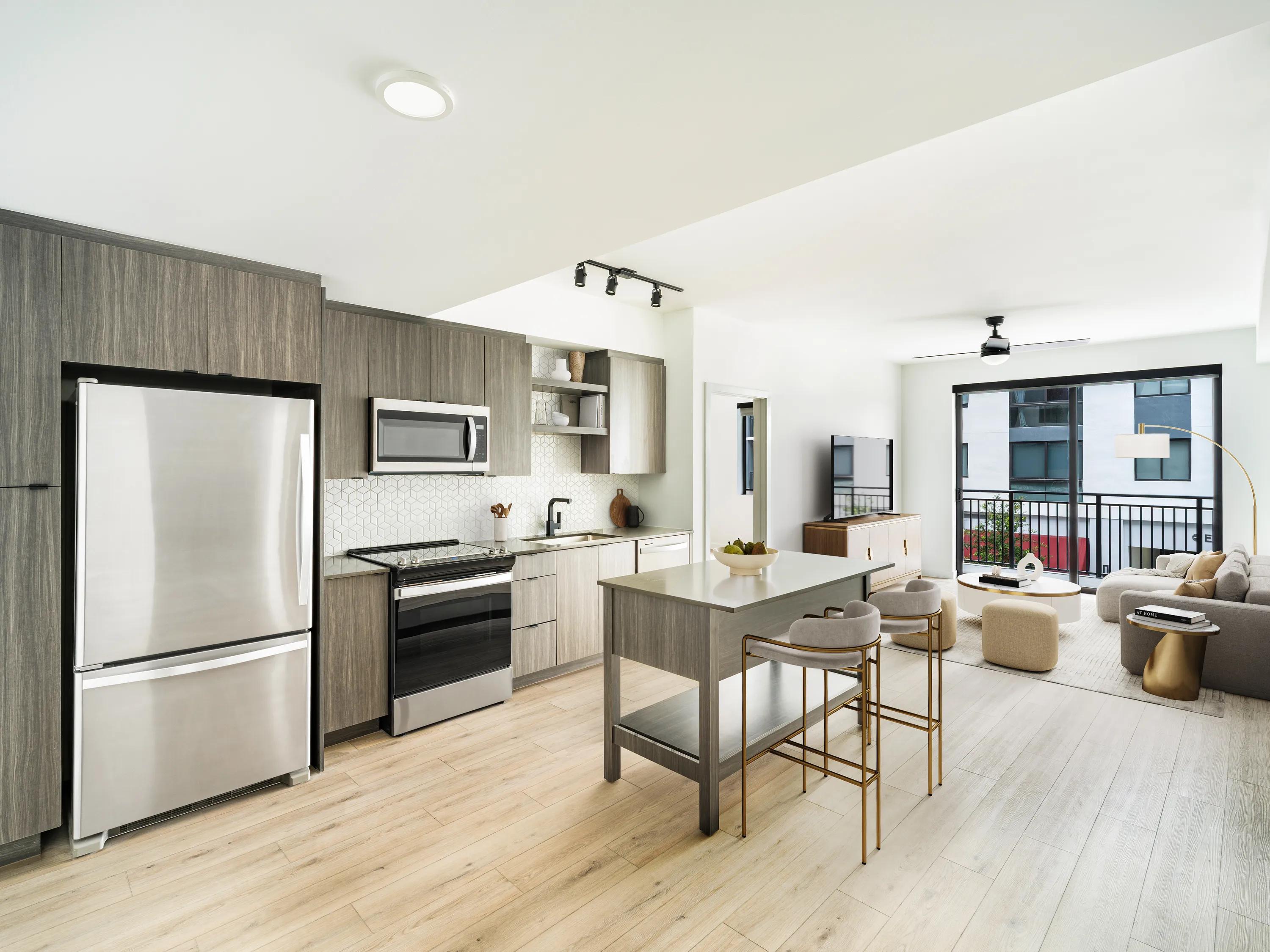 kitchen with stainless steel appliances modera coral springs north tower phase 2 apartments in coral springs fl