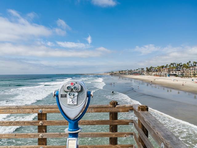 Oceanside Pier  nearby modera melrose apartments in ca