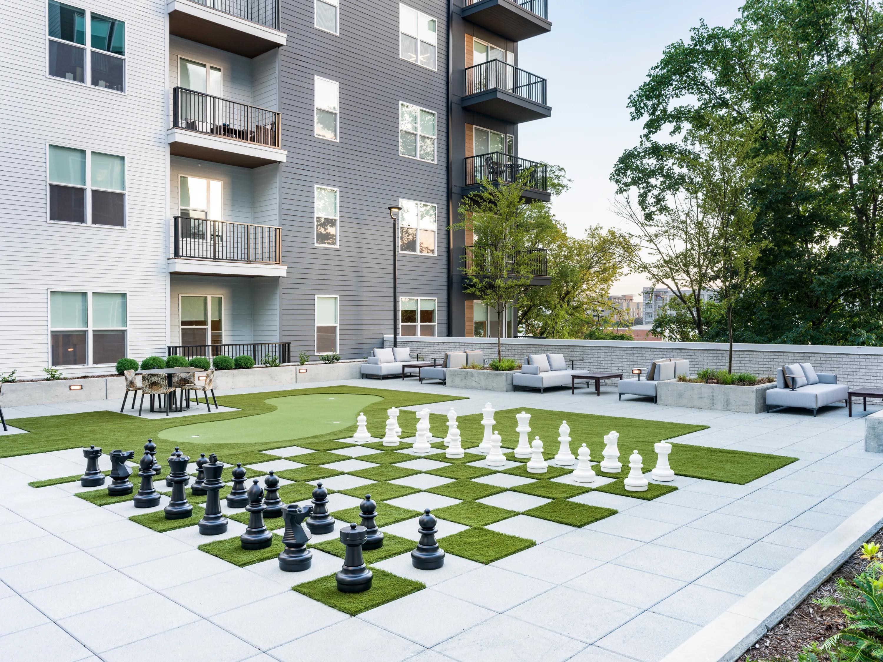 outdoor mega size chess board modera loso apartment homes for rent in charlotte nc