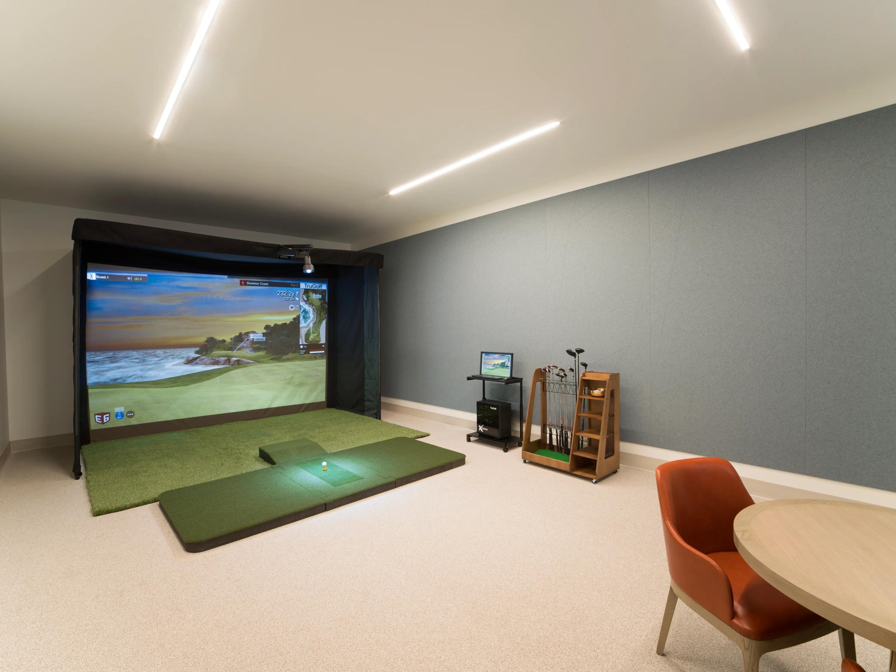 golf simulator odera liberty row charlotte nc apartments