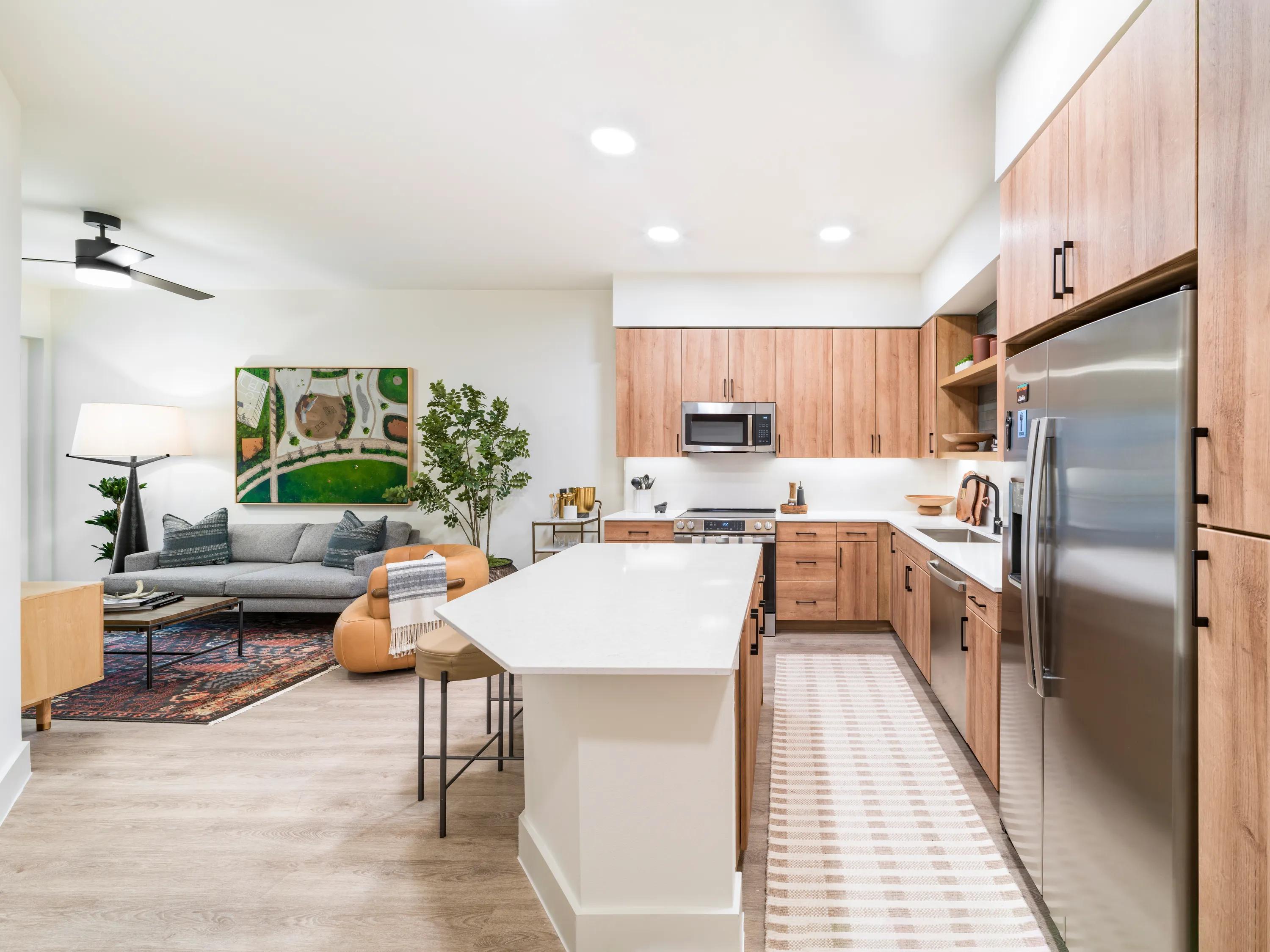 modera stunning kitchen with modern appliances and finishes st paul apartments dallas tx