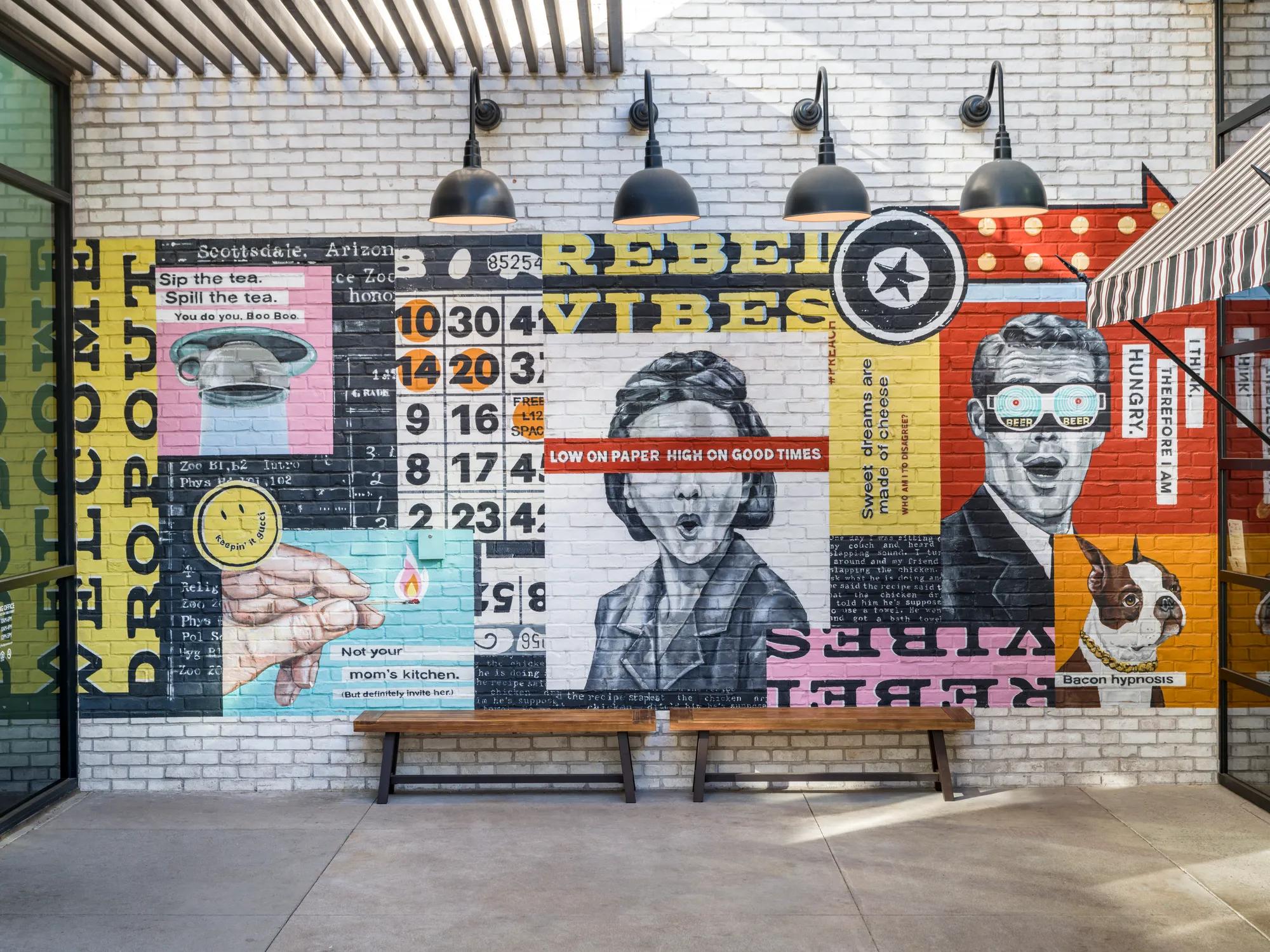 kierland commons mural modera reserve scottsdale apartment homes for rent in az