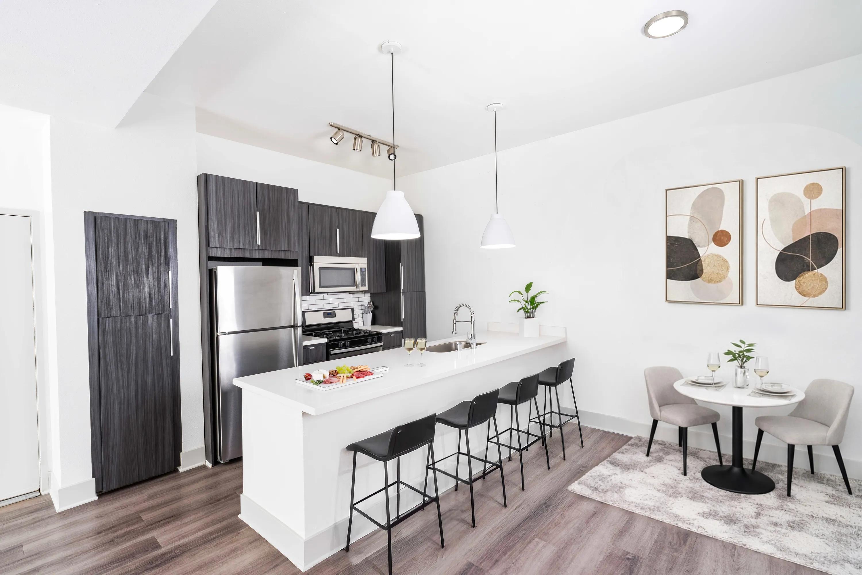 dark kitchen interior alister sherman oaks apartments for rent in sherman oaks ca