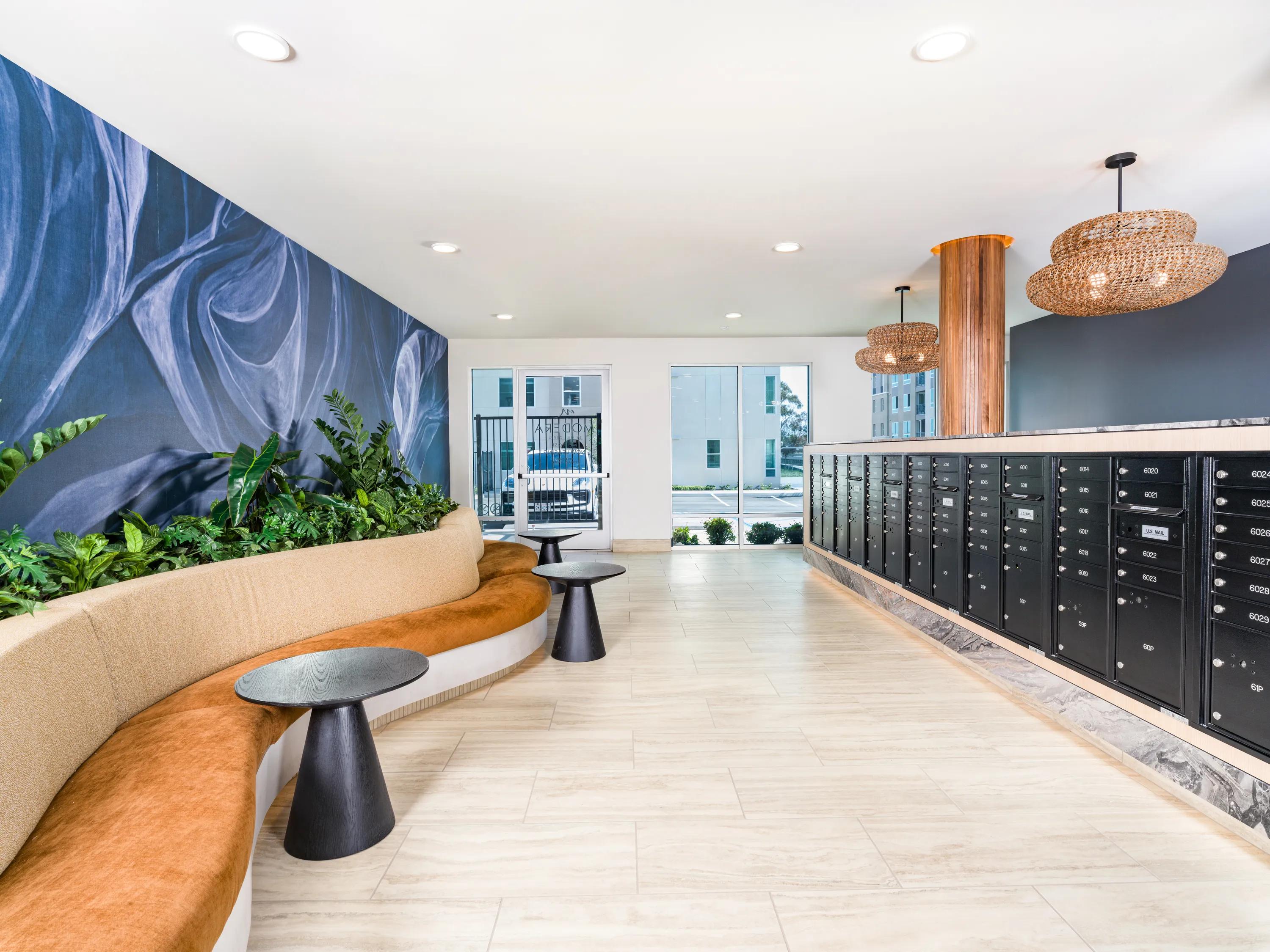 mail room rendering modera melrose apartments for rent in oceanside ca