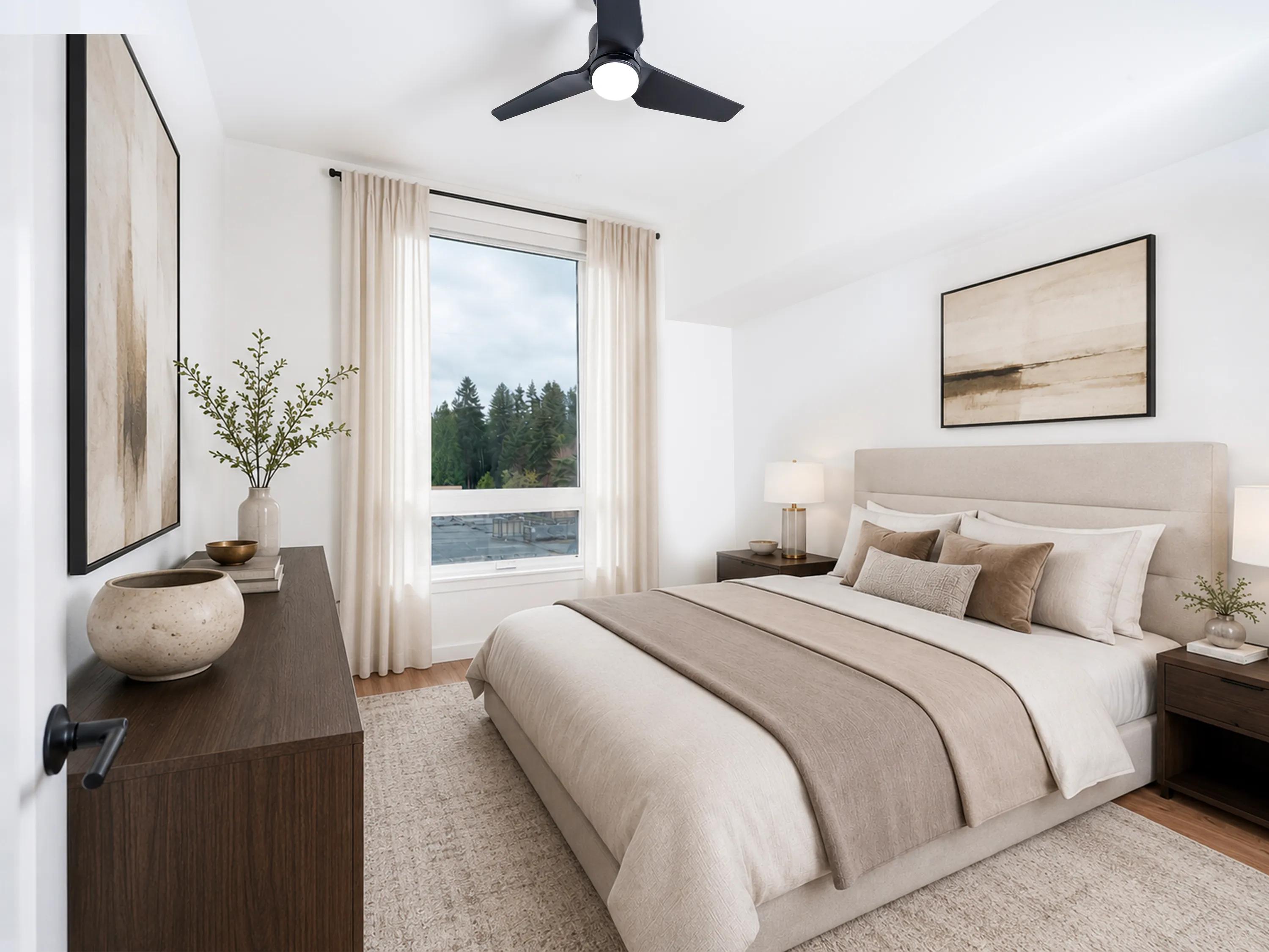 modera bridle trails bedroom virtually staged with furniture