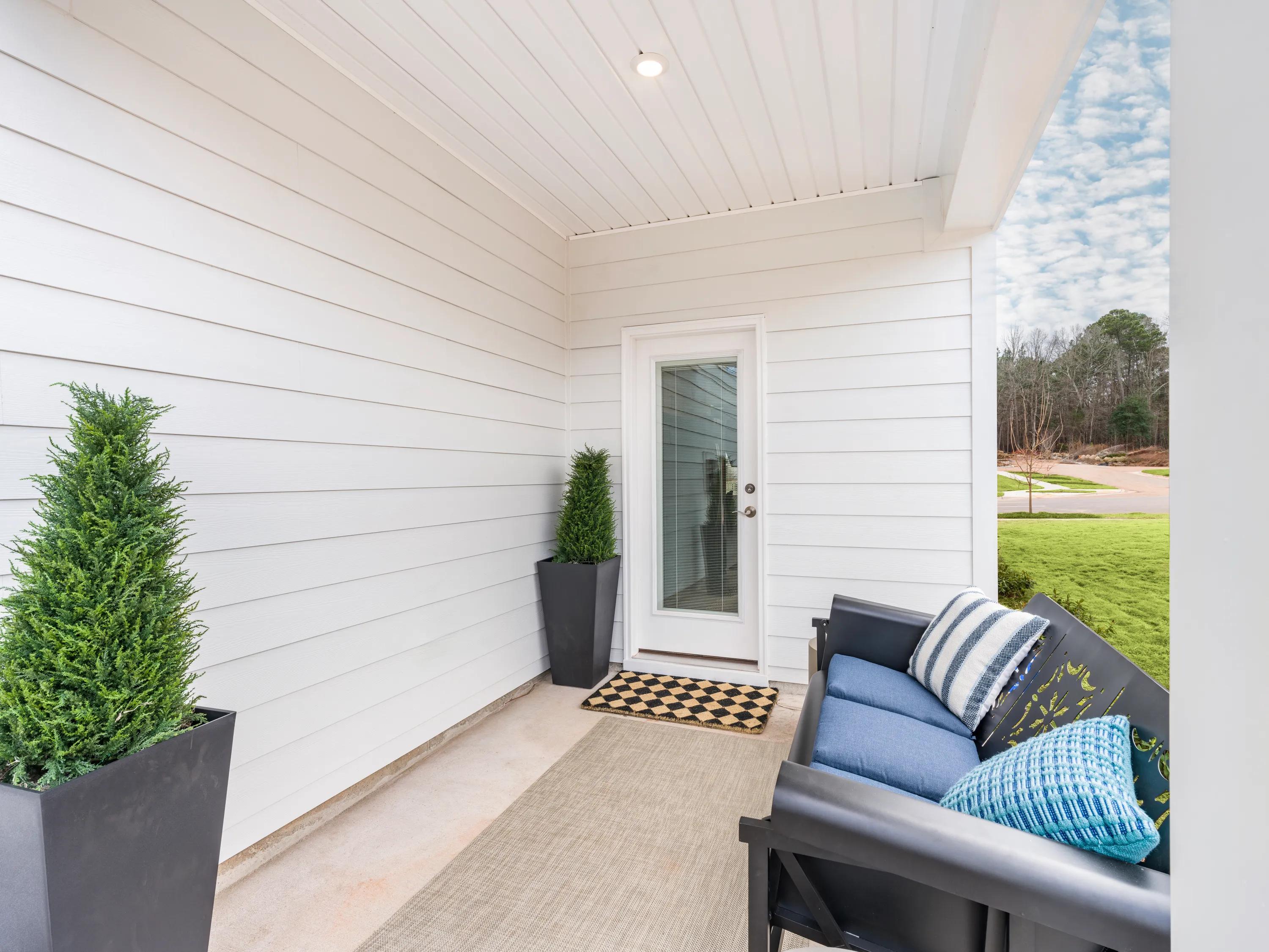 personal front porch entrace amavi brier creek homes for rent in durham nc