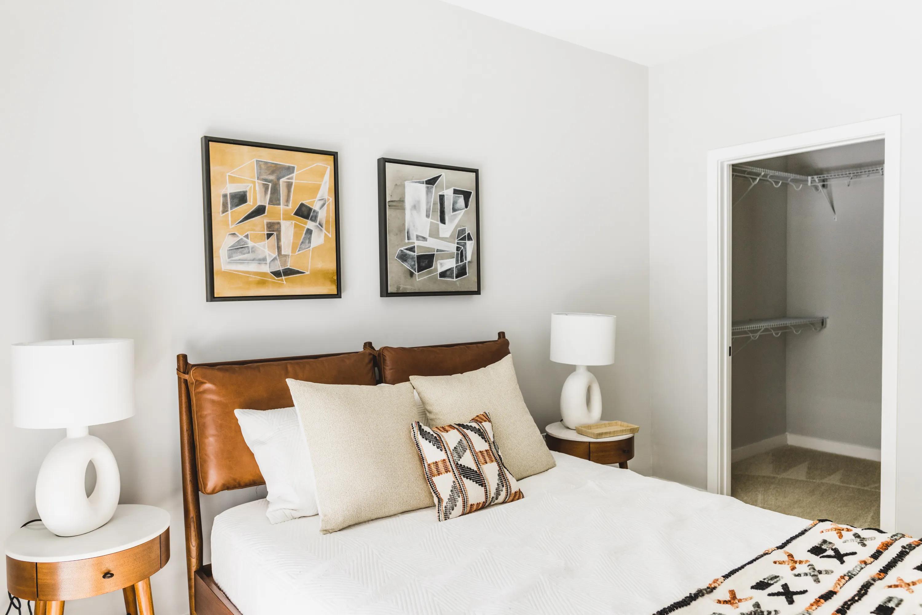 Spacious bedrooms with large closets*