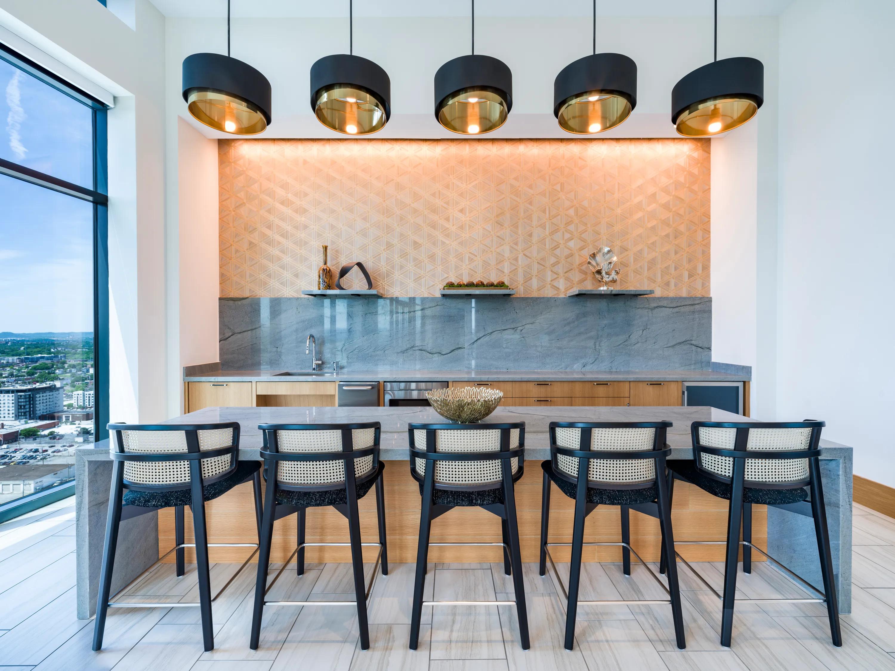 community kitchen and clubroom area modera mcgavock apartment homes for rent in nashville tn