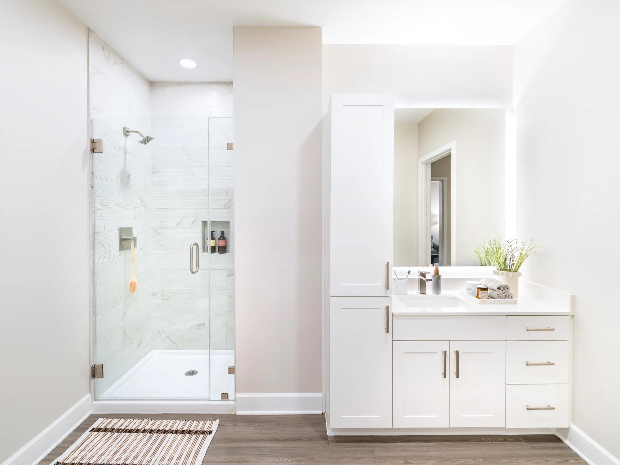 high-end bathroom modera waugh apartment homes for rent in houston texas