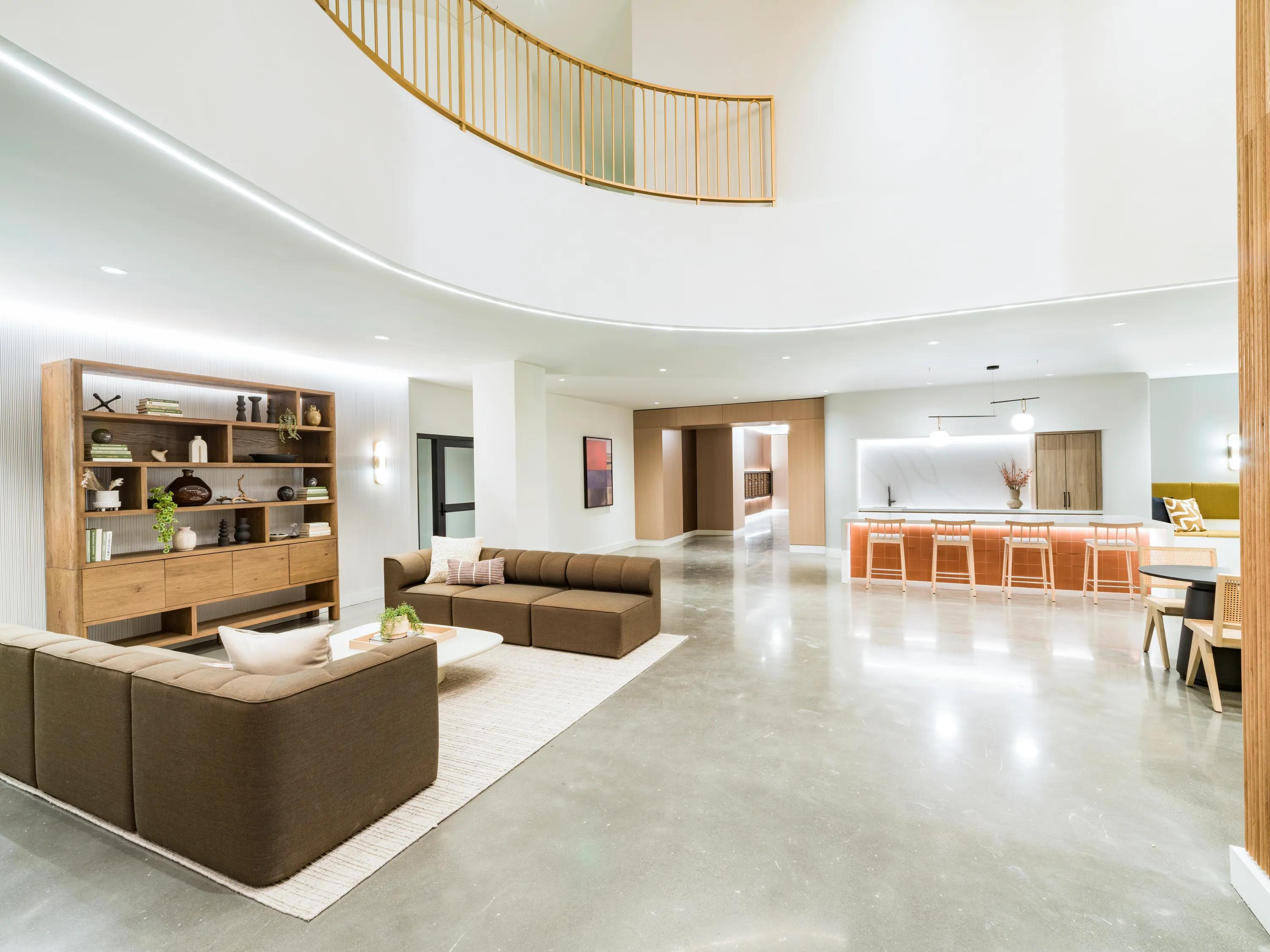 community conference table and coworking space modera revere beach apartments for rent in revere ma near boston