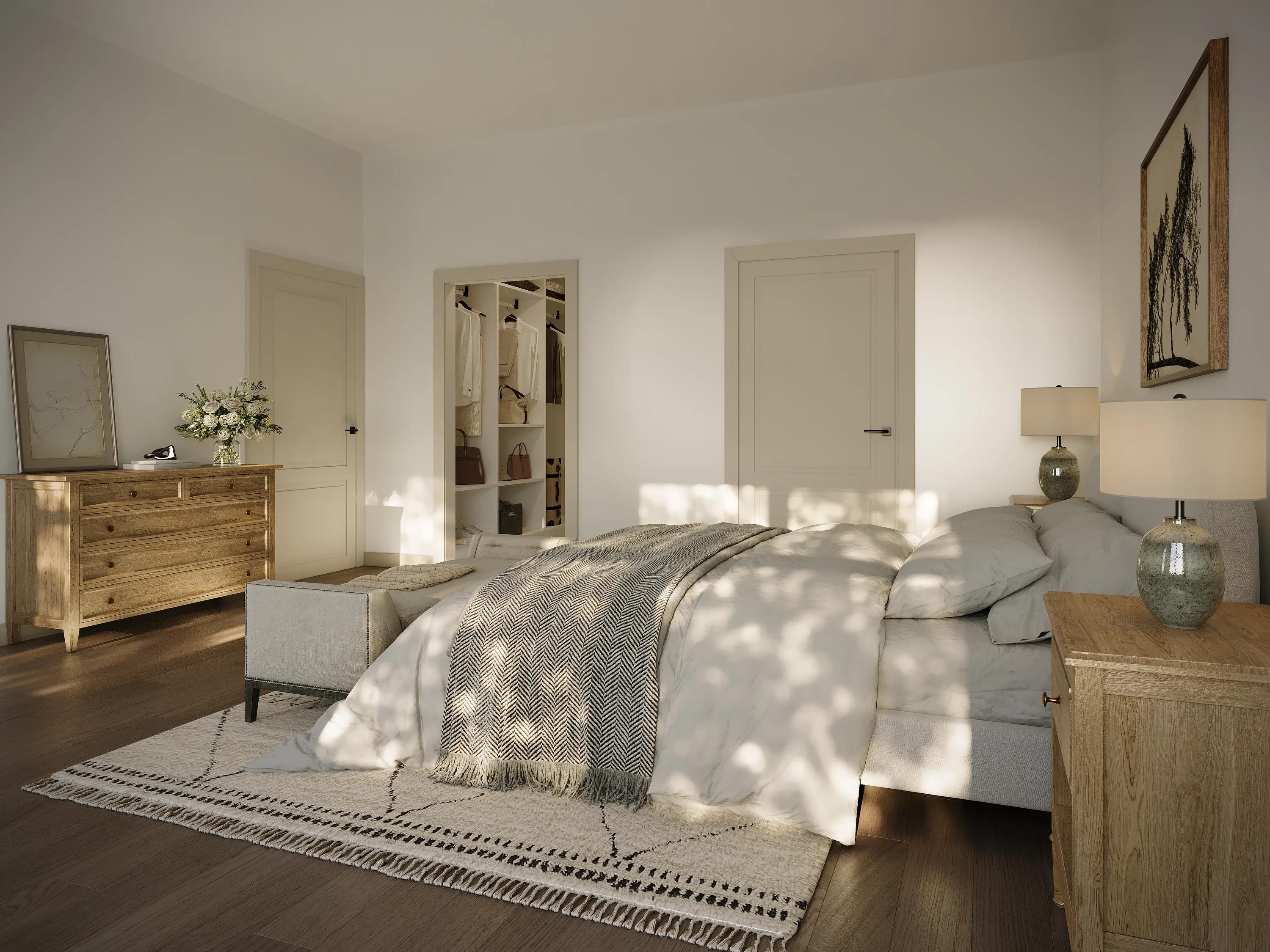 interior bedroom rendering modera weston apartments for rent in weston ma near boston