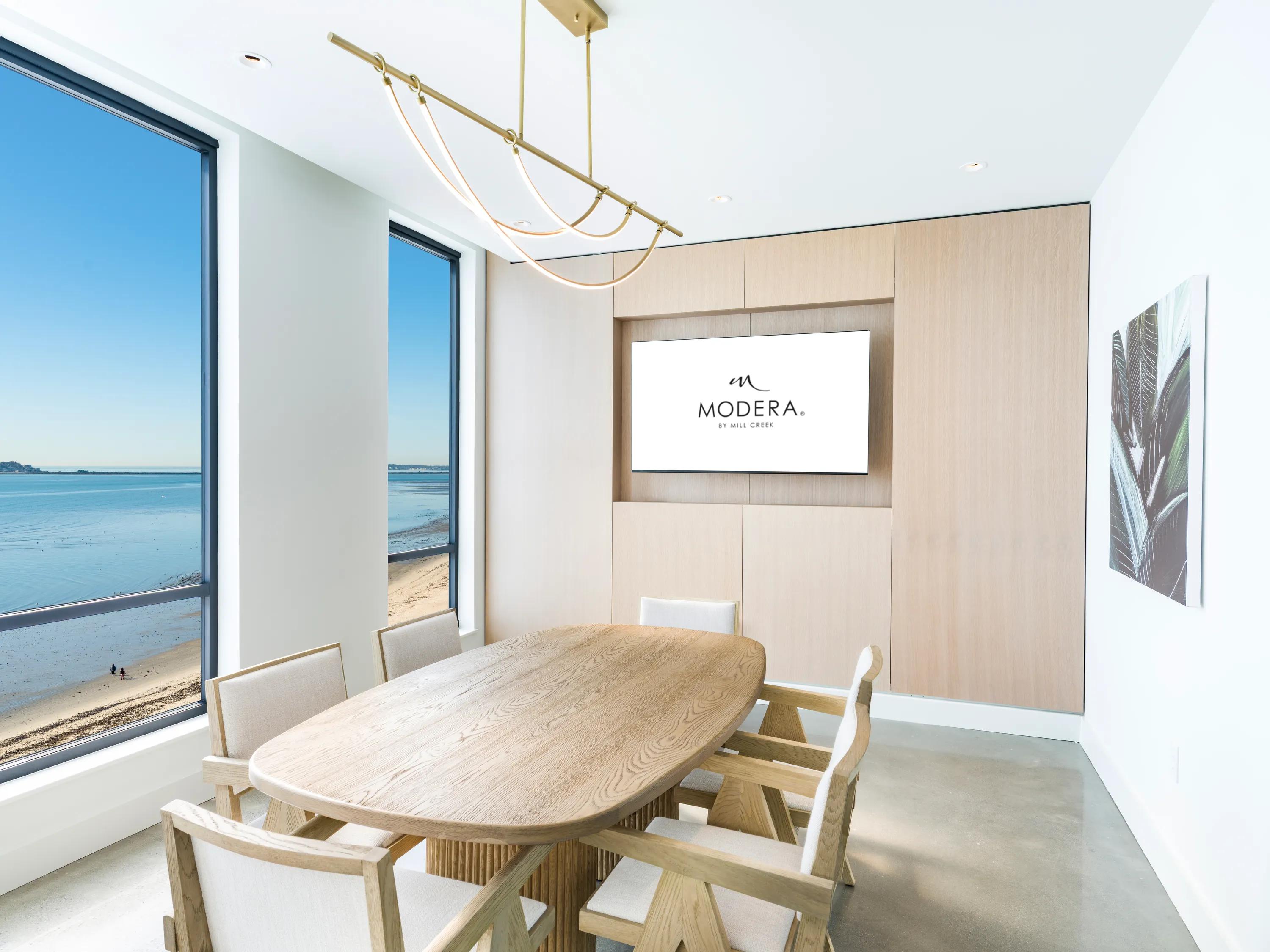 community conference room modera revere beach apartments for rent in revere ma near boston