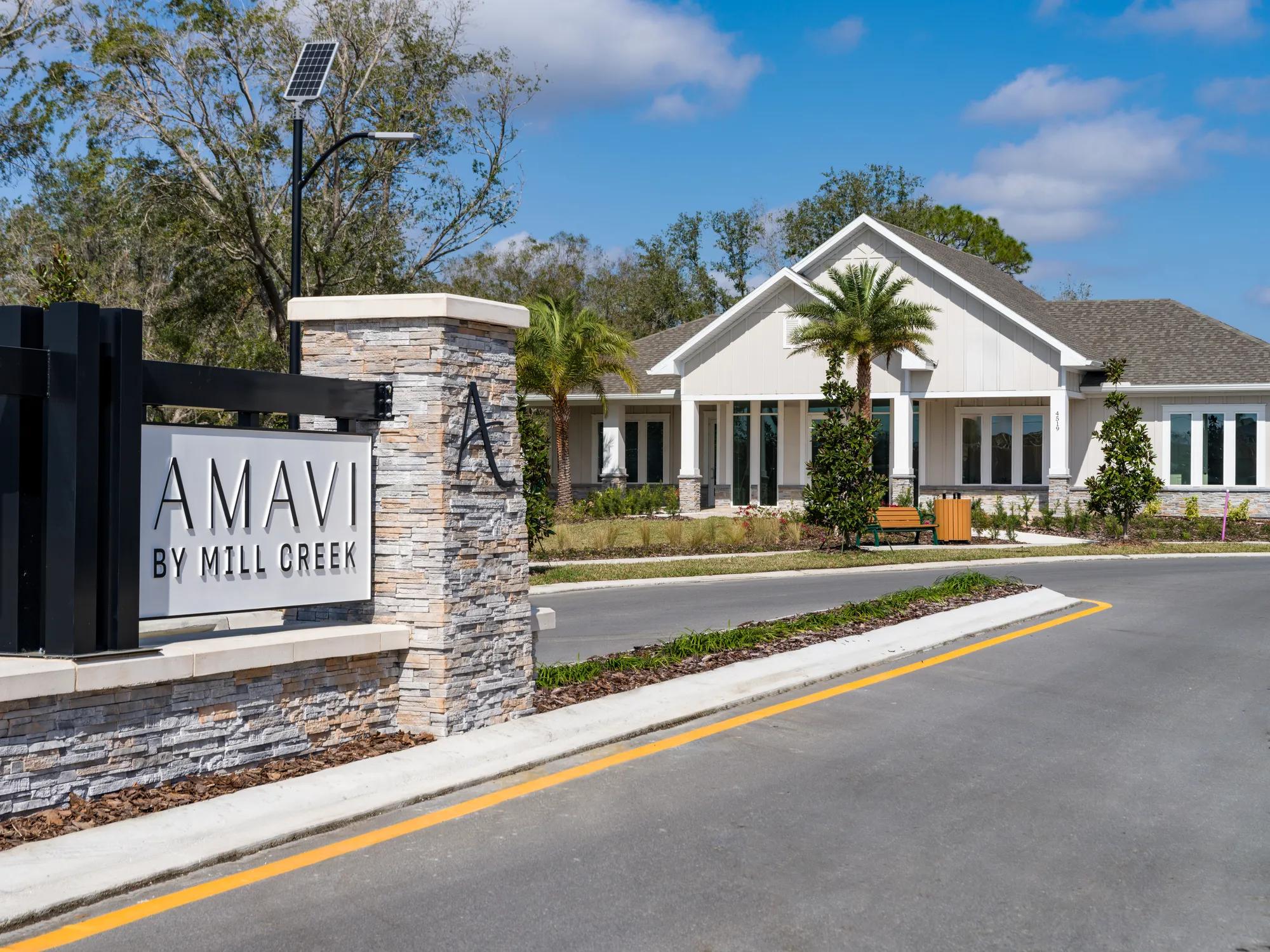 entrance to amavi kissimmee single family homes for rent in florida