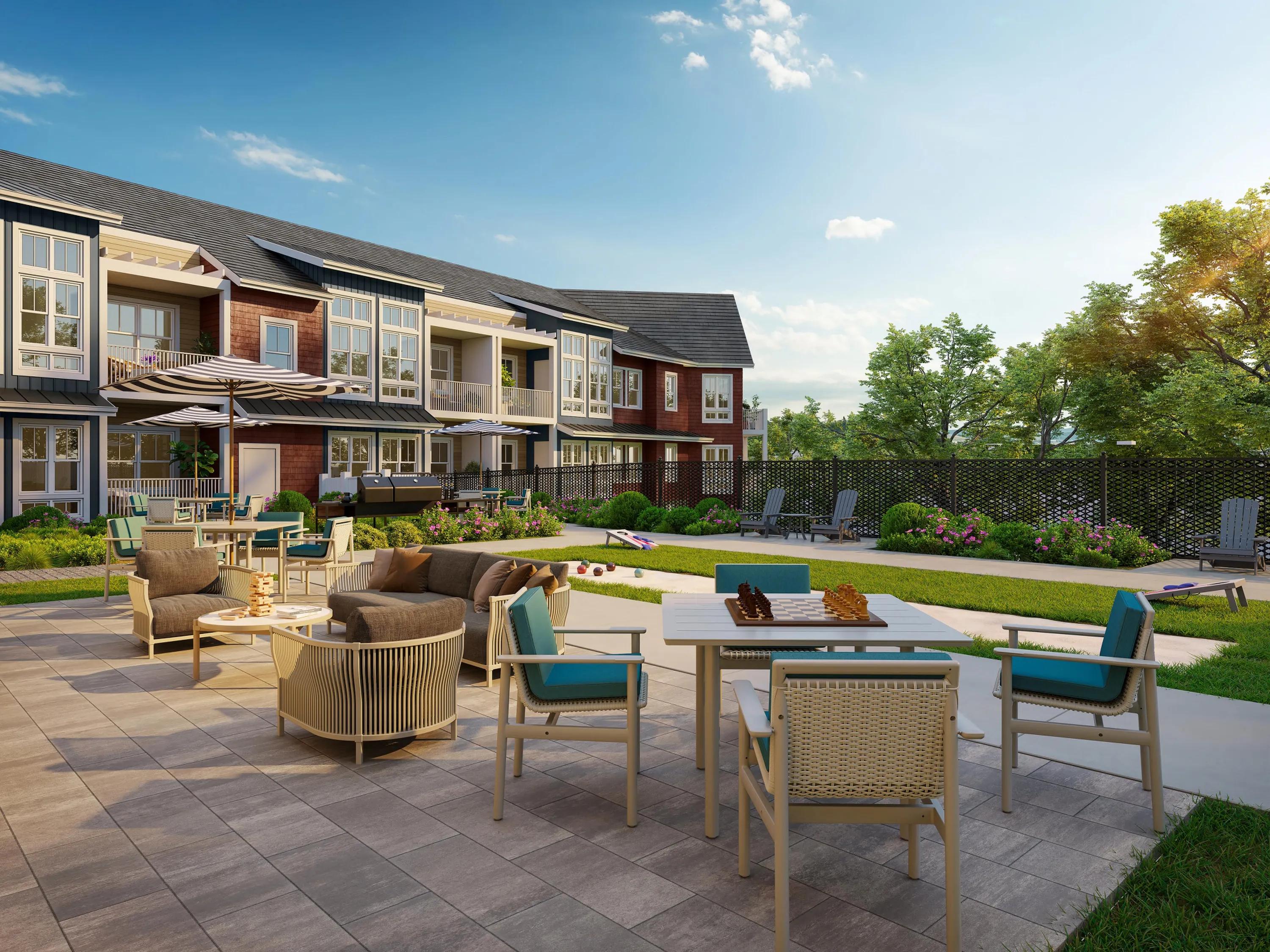 modera weston apartments in weston ma community clubhouse exterior