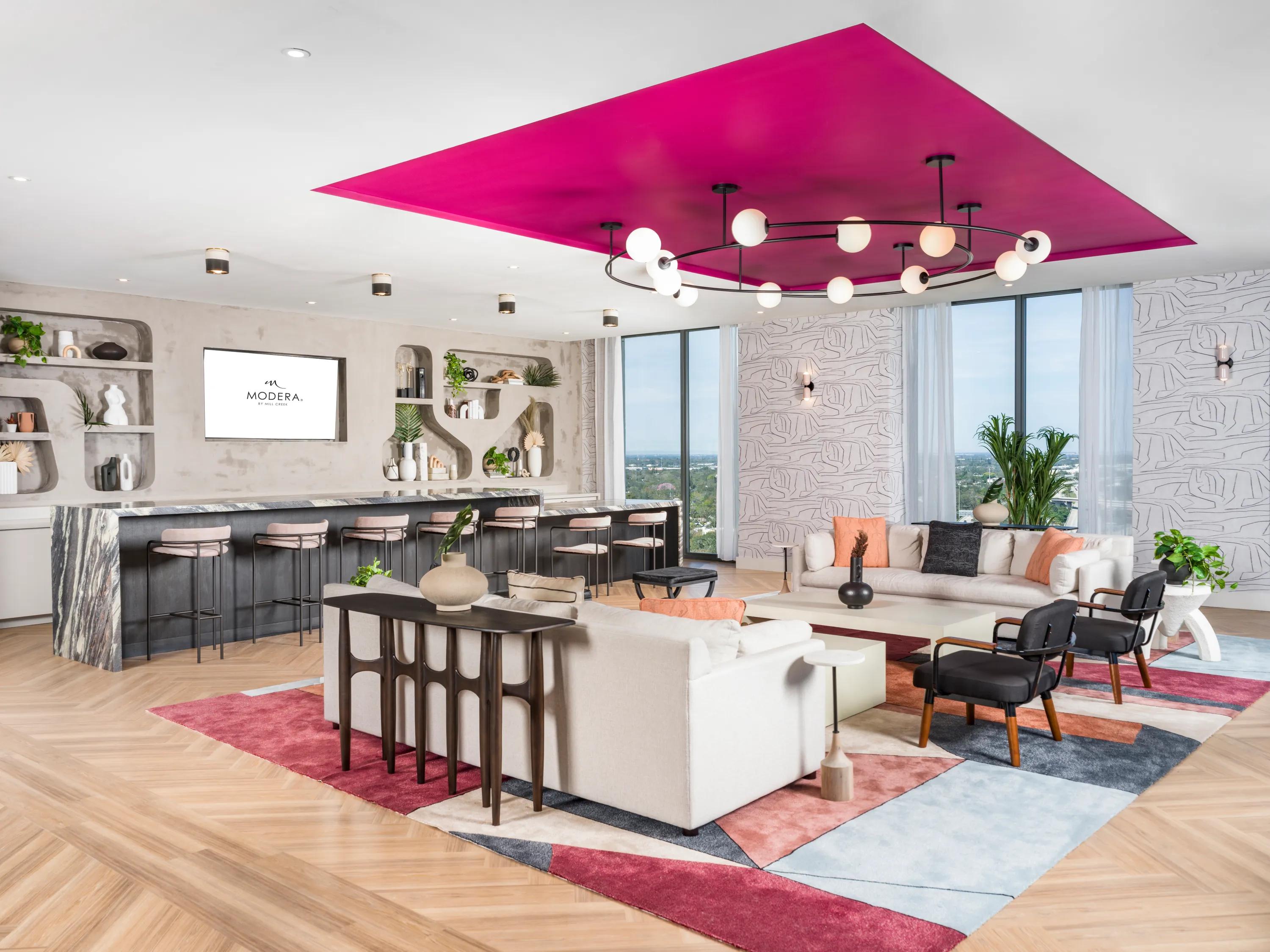 6th floor resident lounge modera st petersburg apartment homes for rent in florida