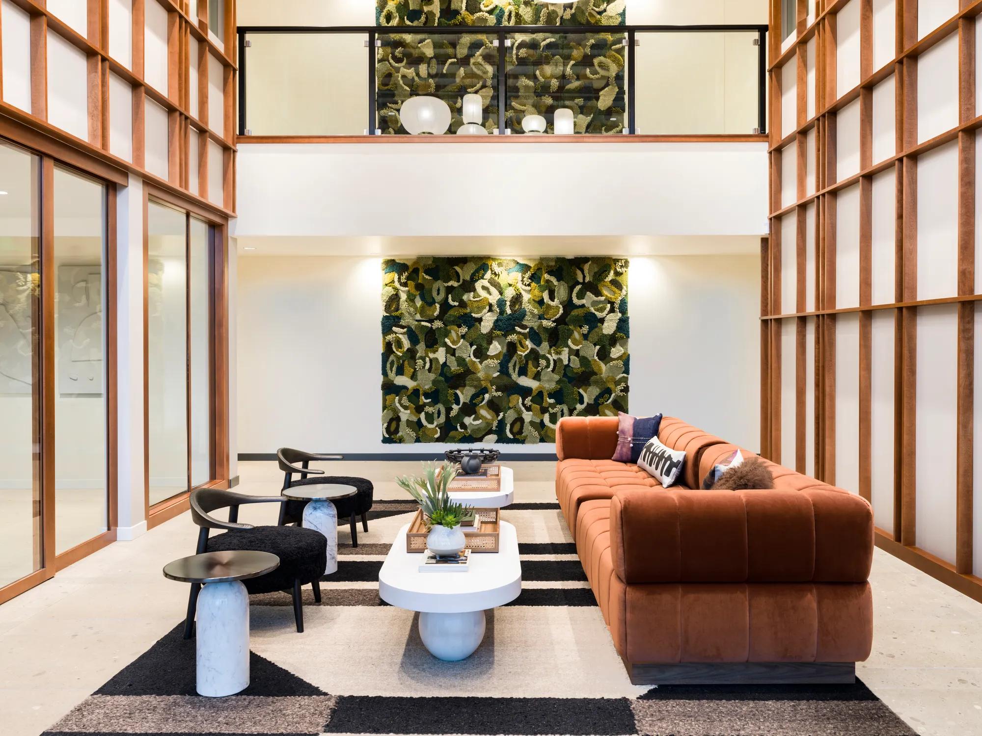 coworking space with private workstations at modera raleigh hills apartment homes for rent in beaverton or